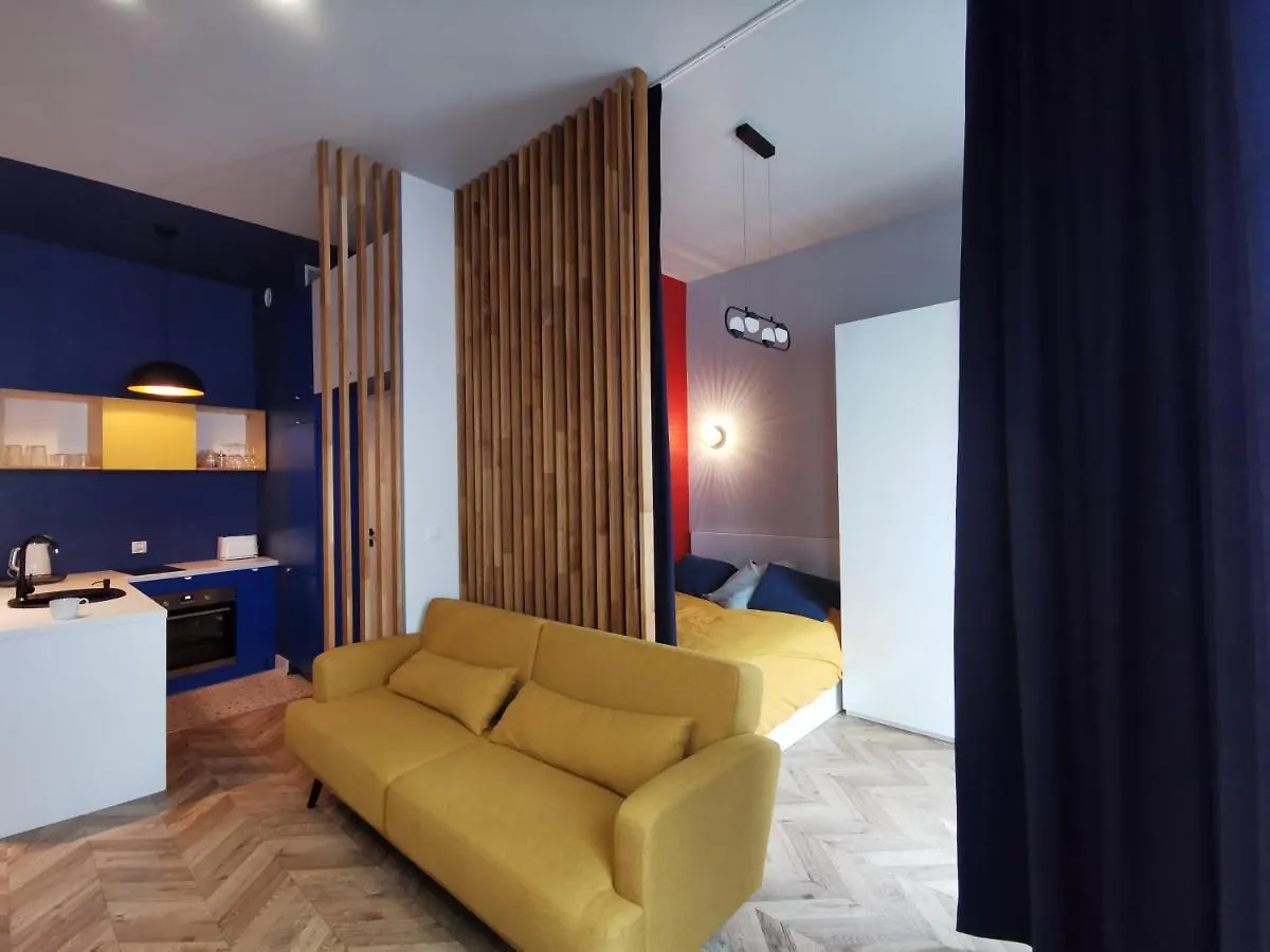 Studio Garbary Z Klimatyzacja - Air-Conditioning 波兹南 公寓